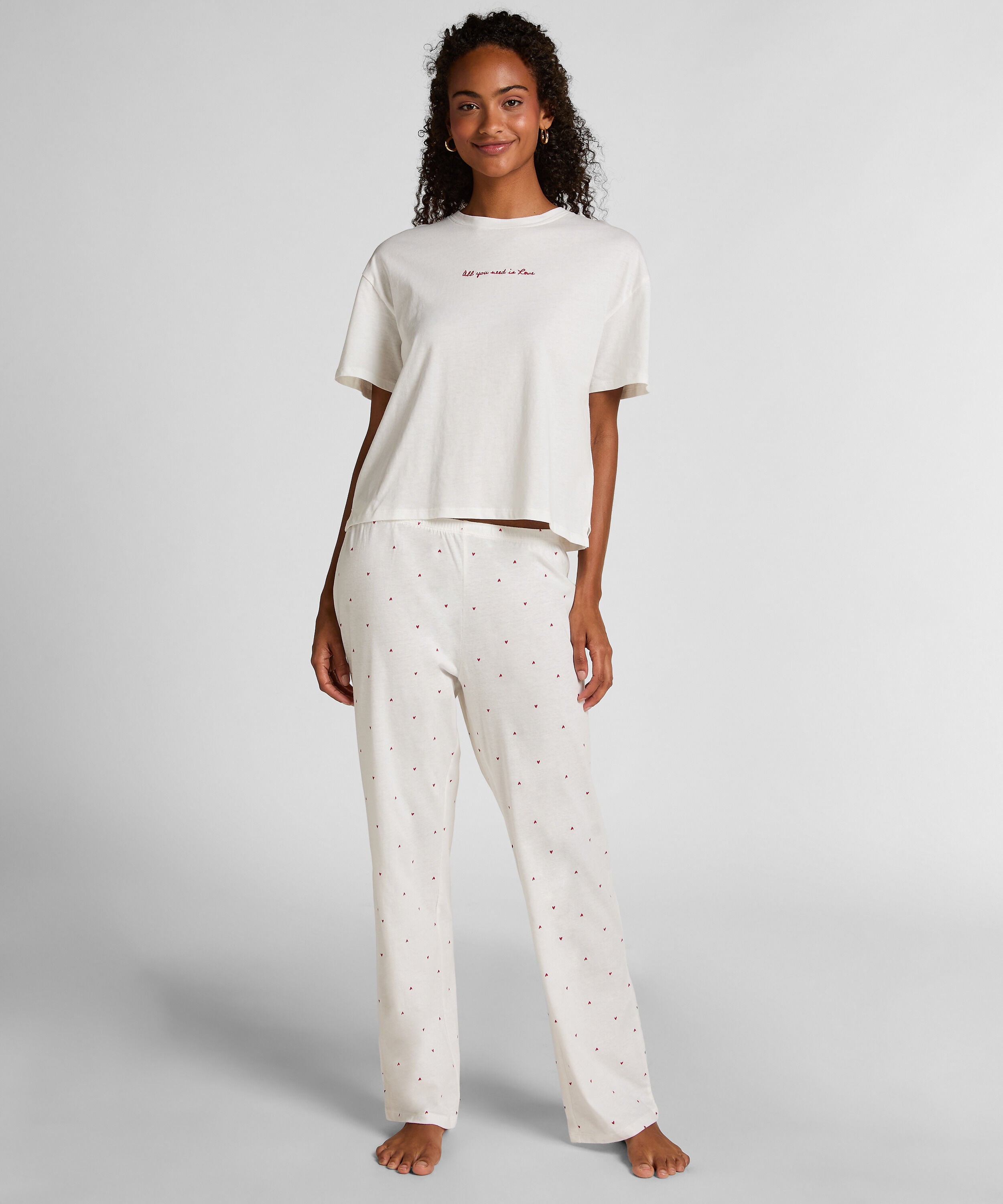 Juego de pijama en algodón estampado