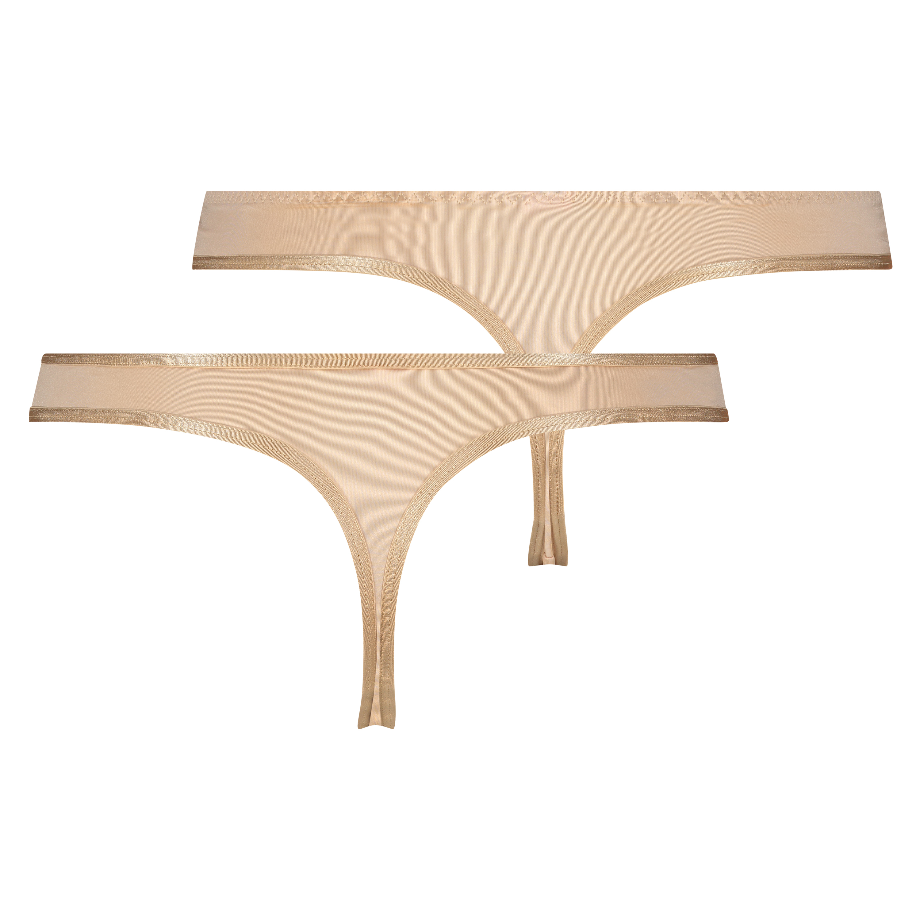 Juego de 2 de tangas Angie, Beige, main