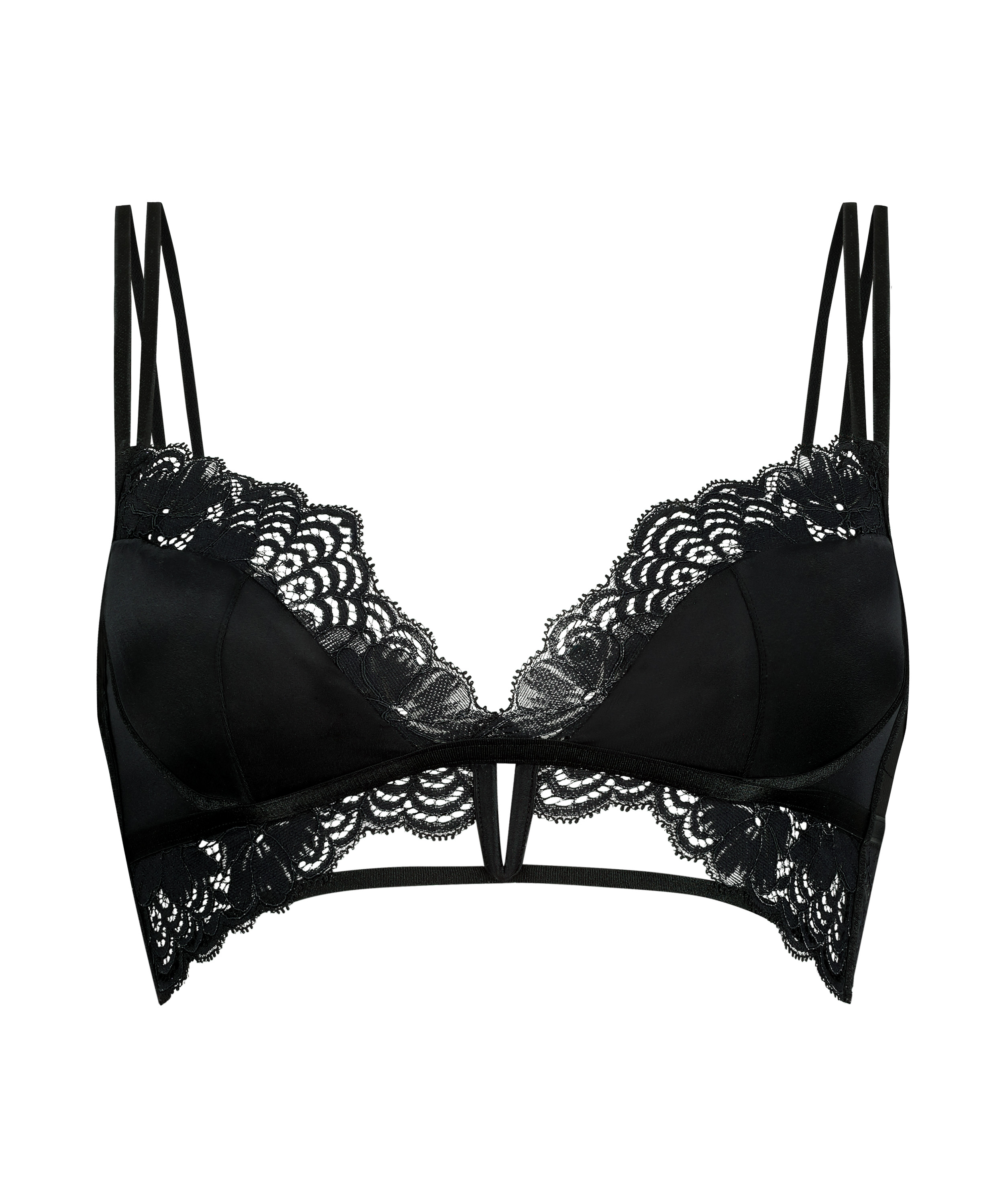 Bralette Lainey, Negro, main