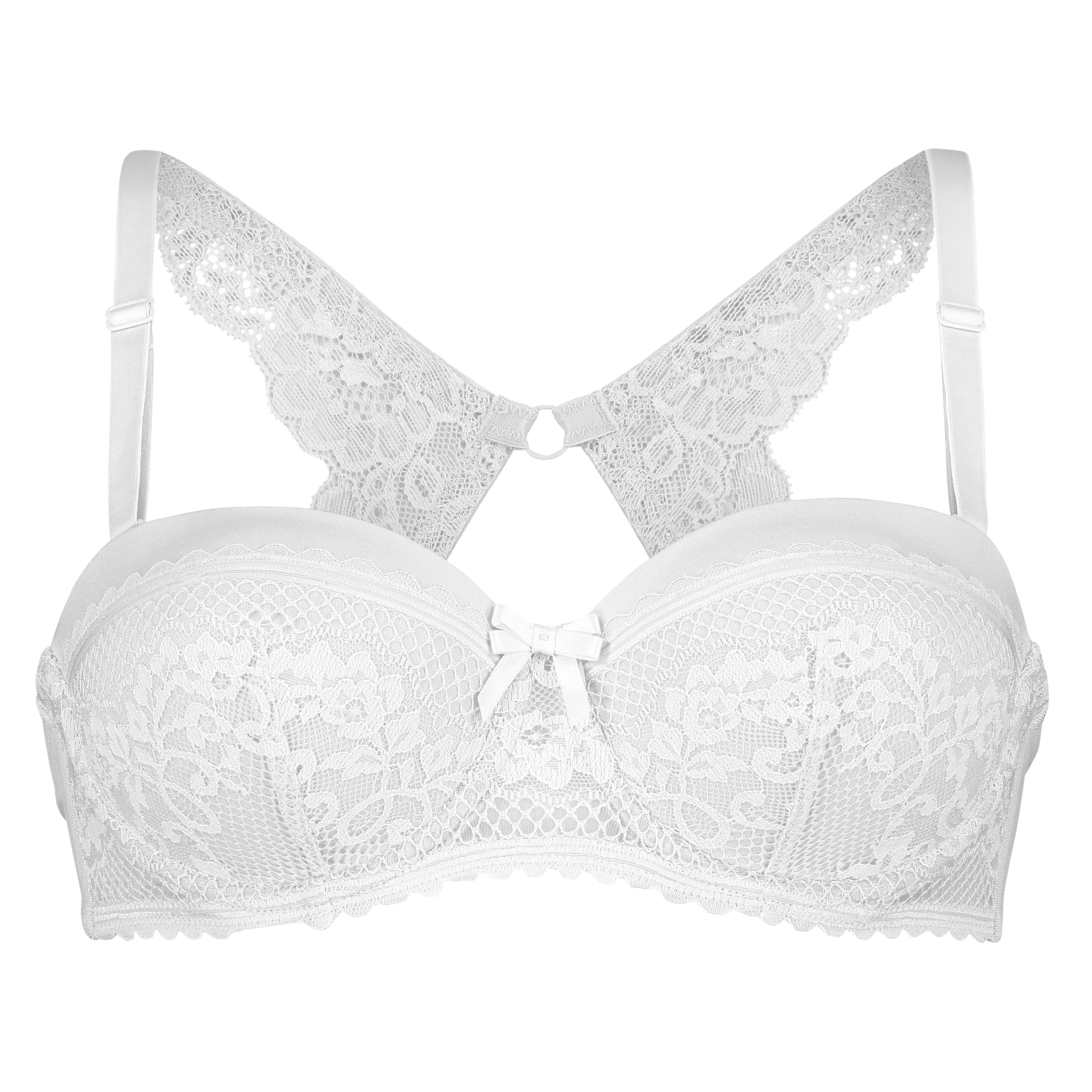 Detalle de encaje trasero, Blanco, main