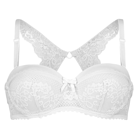 Detalle de encaje trasero, Blanco