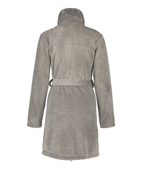 Albornoz Zip Fleece, Gris