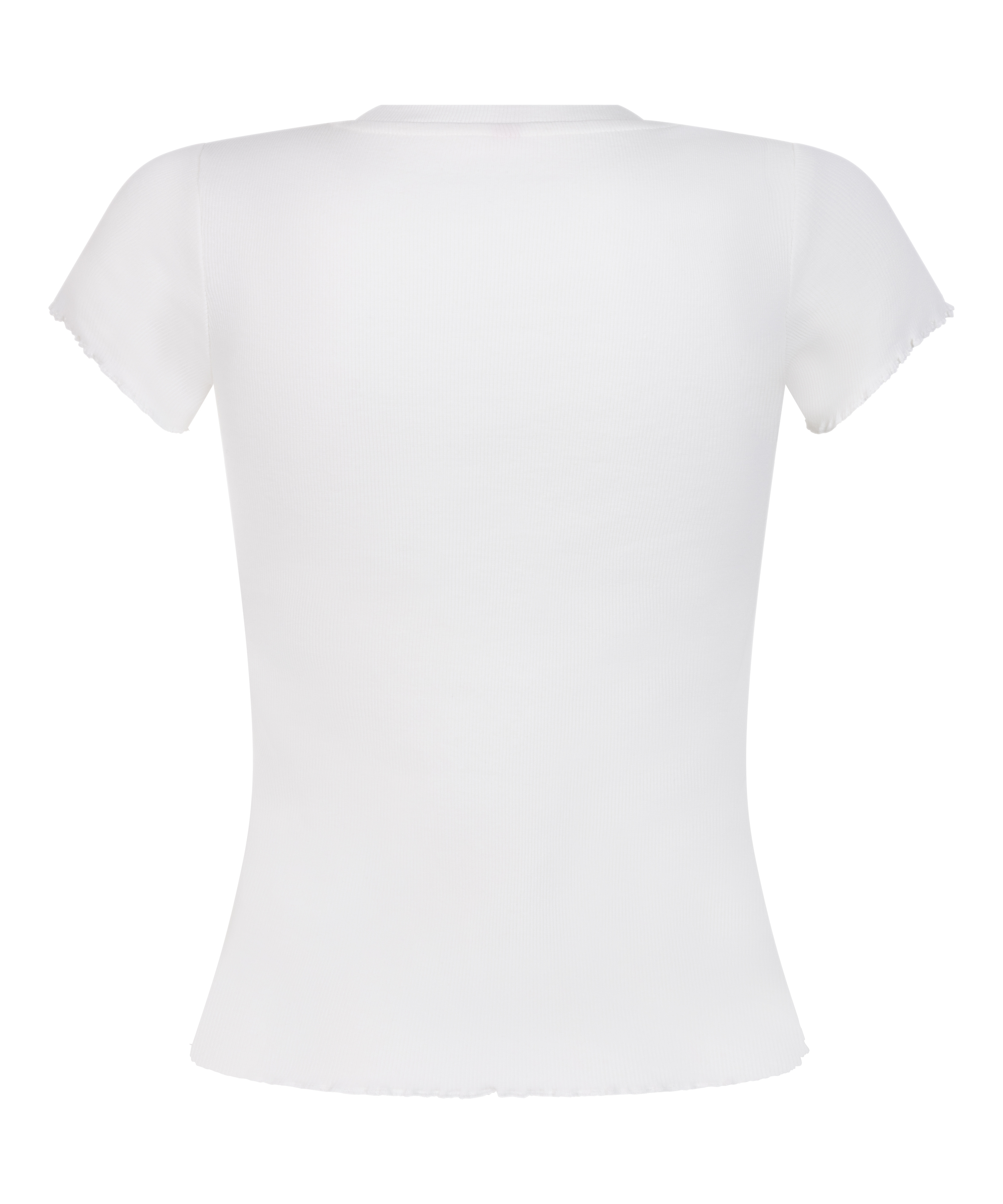 Camiseta de algod&oacute;n de manga corta, Blanco, main
