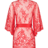 Kimono de encaje Isabelle, Rojo