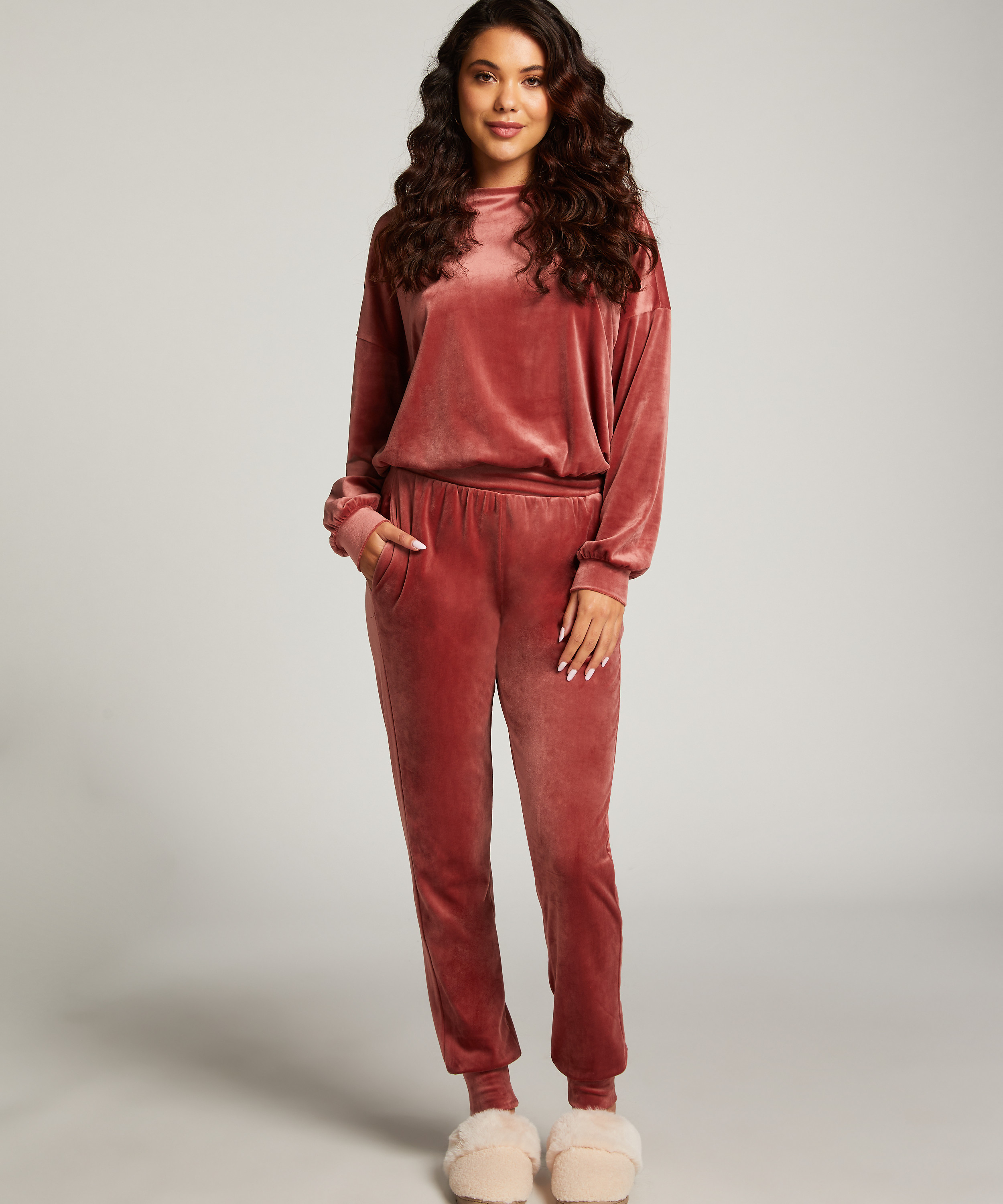 Top de terciopelo, Rosa, main