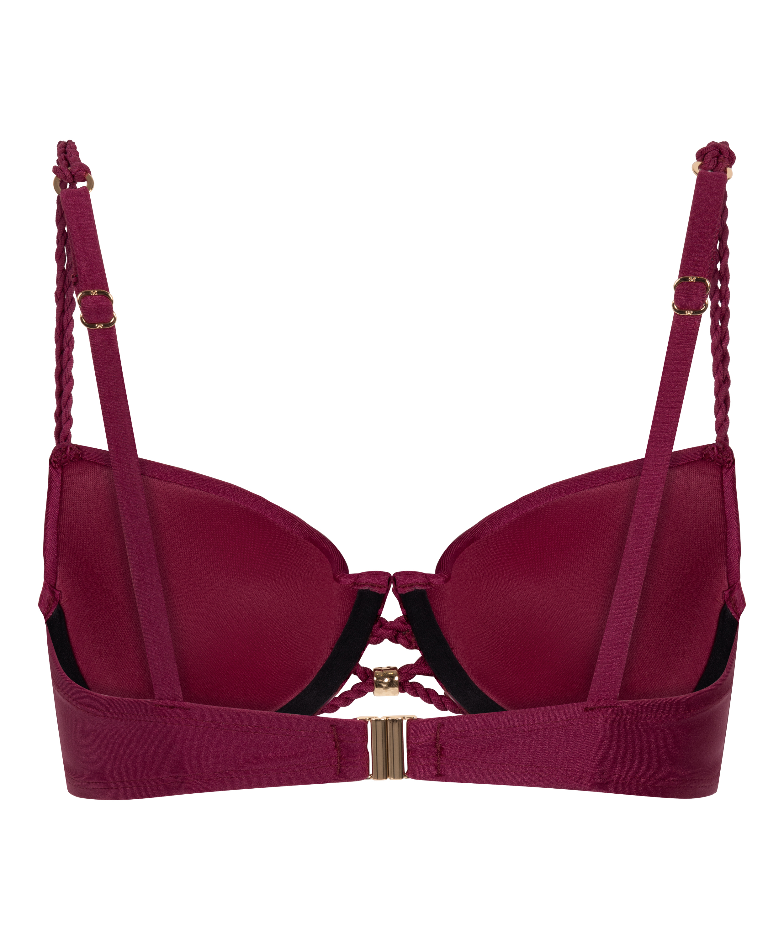 Top de bikini preformado con aros Marrakech, Rojo, main