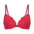 Sujetador push-up de aros preformado Rose, Rojo