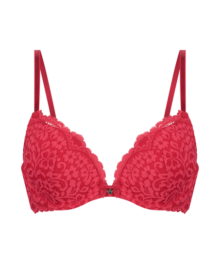 Sujetador push-up de aros preformado Rose, Rojo