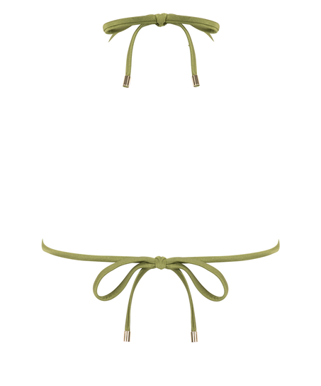 Top de bikini triangular Yucatan, Verde