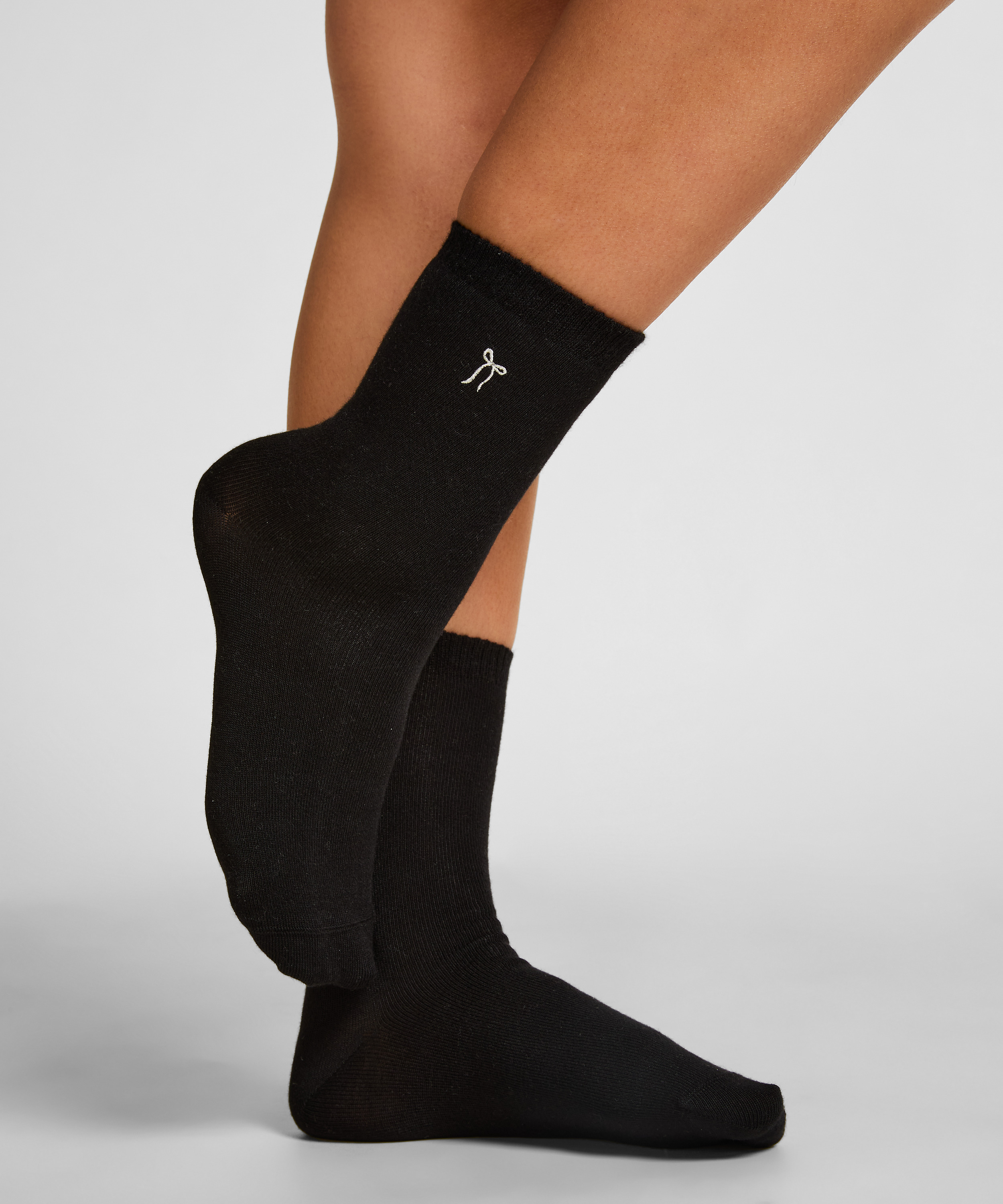 Calcetines de modal, Negro, main