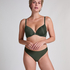 Invisible Tanga Lace Back, Verde