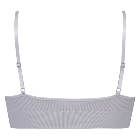 Bralette sin costuras, Gris