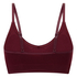 Bralette triangular Dide, Rojo