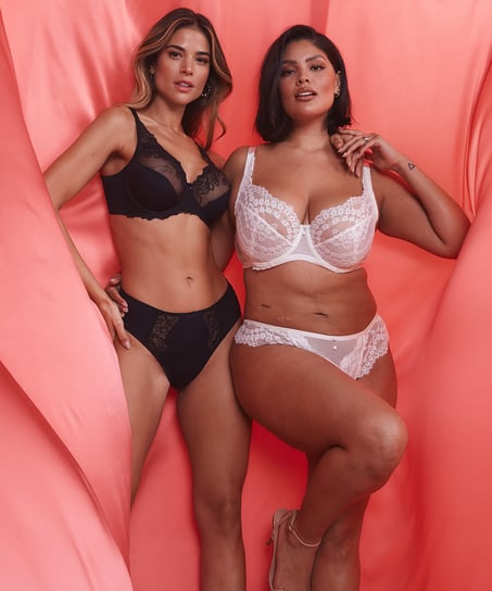 Sujetador con aros no preformado Diva, Negro