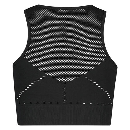 Sujetador deportivo HKMX The highneck nivel 2, Negro
