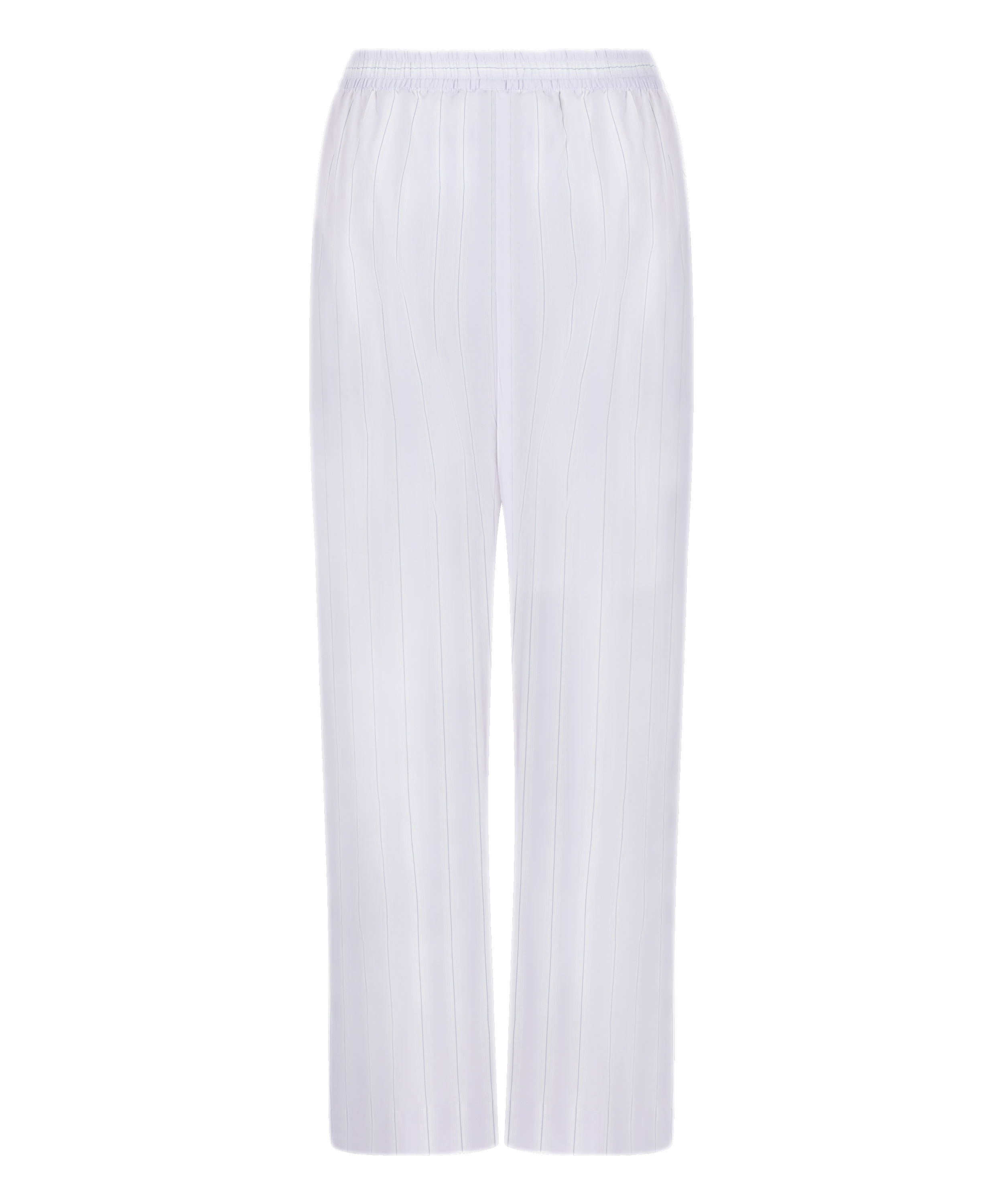 Pantal&oacute;n de pijama de algod&oacute;n tejido a rayas, Morado, main