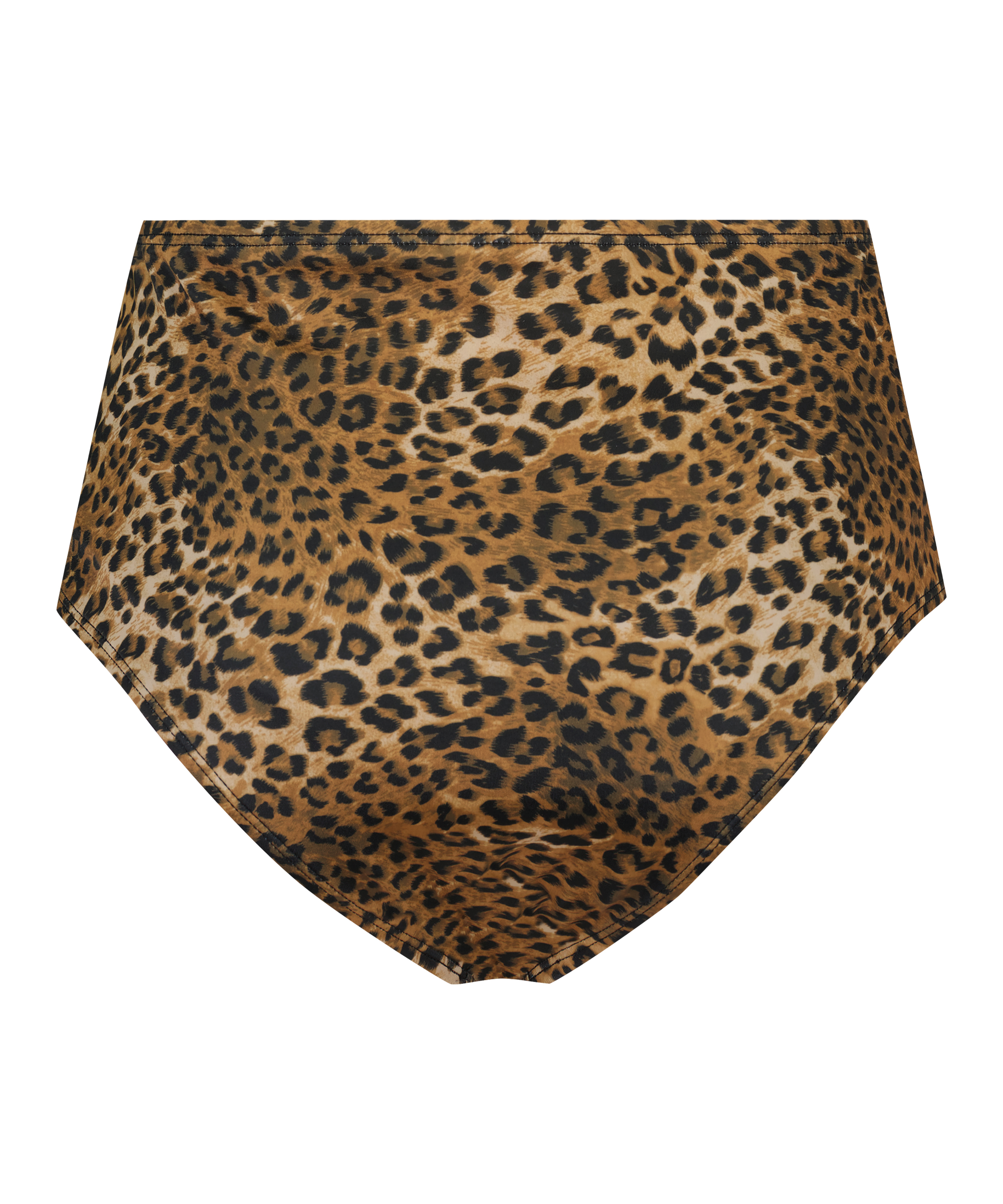Atrevida braguita de bikini de corte alto Leopard, marr&oacute;n, main