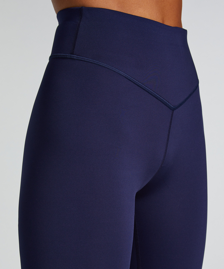 HKMX Leggings de talle alto, Azul