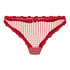 Tanga de tiro alto Liz, Rojo