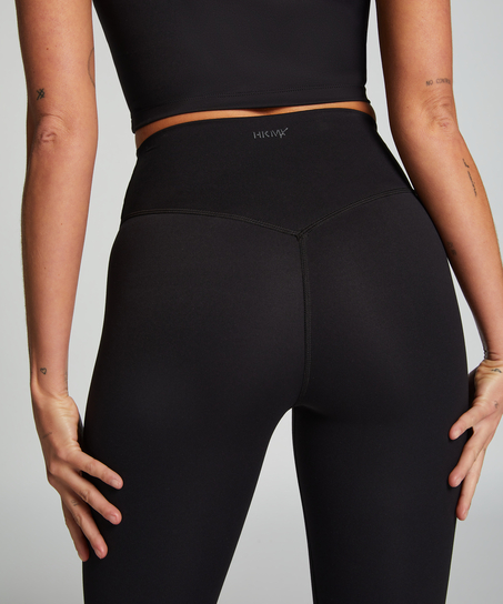 HKMX Leggings de talle alto, Negro
