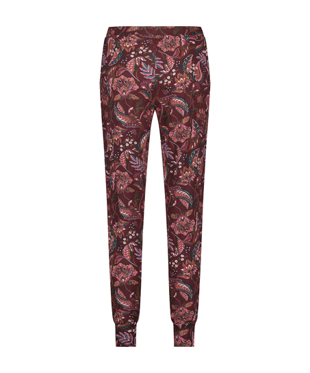 Petite Pantalón de pijama de tejido de punto, Rojo