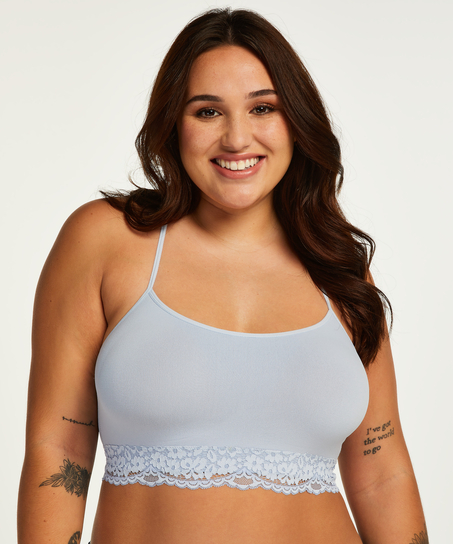 Bralette sin costuras Marine, Azul