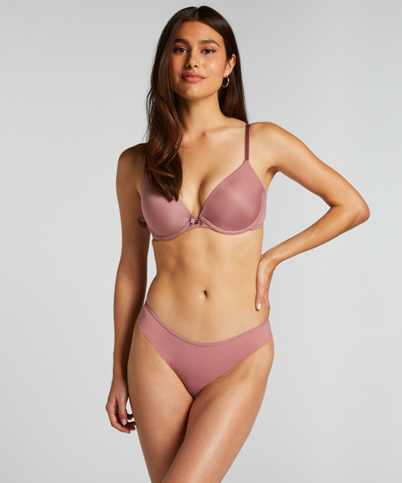Brasile&ntilde;a Invisible Lace Back, Rosa