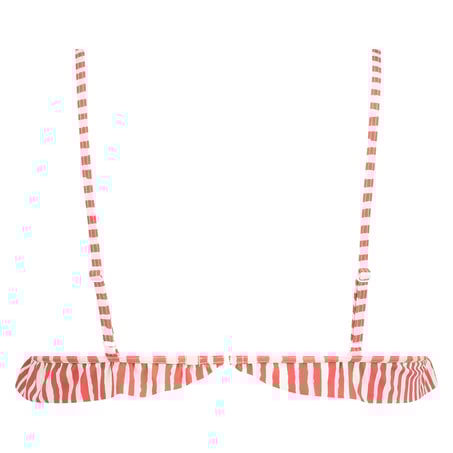 Top de bikini triangular Julia, Rojo