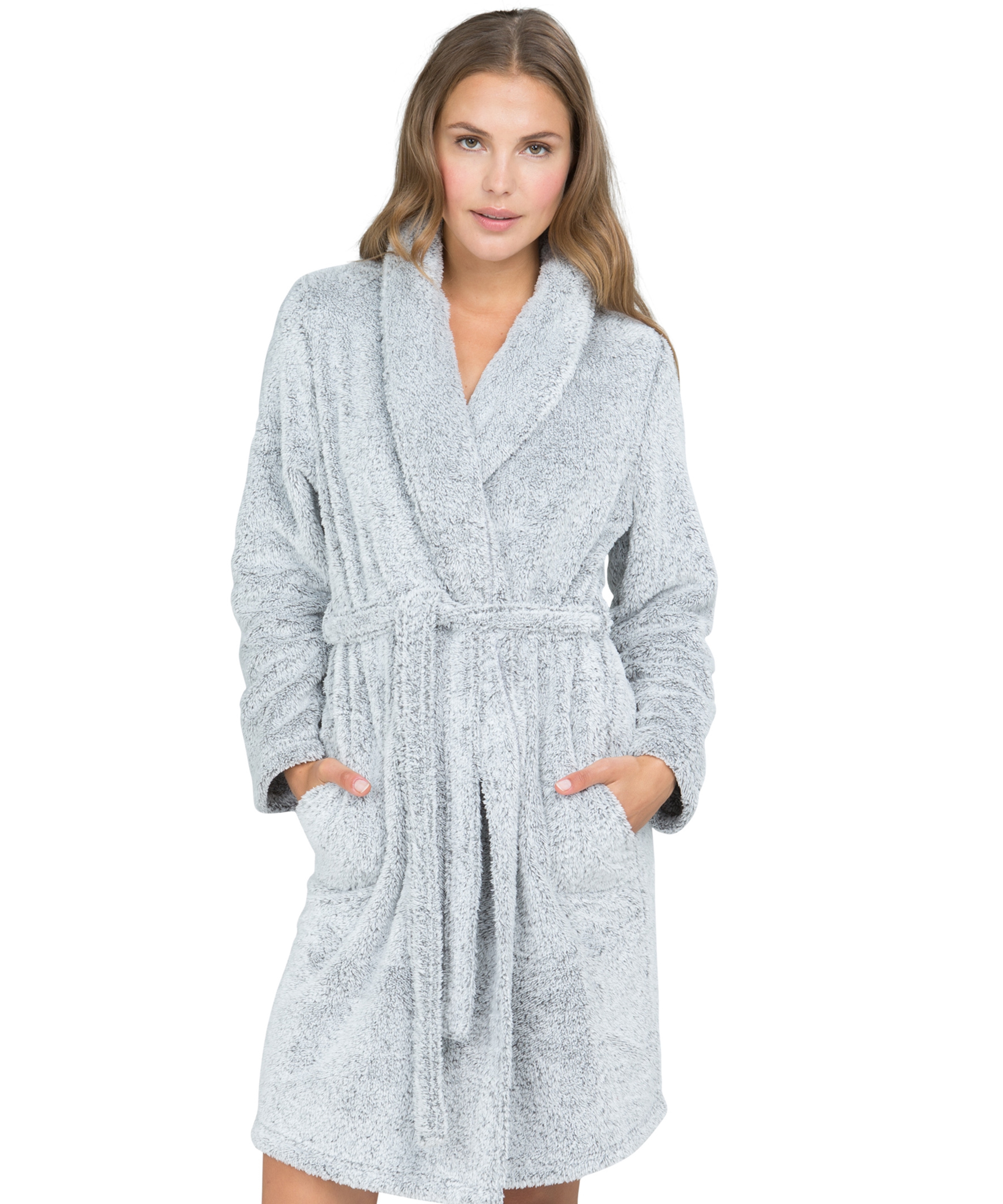 Bathrobe Snuggle, Gris, main