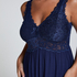Vestido lencero Nora Lace, Azul