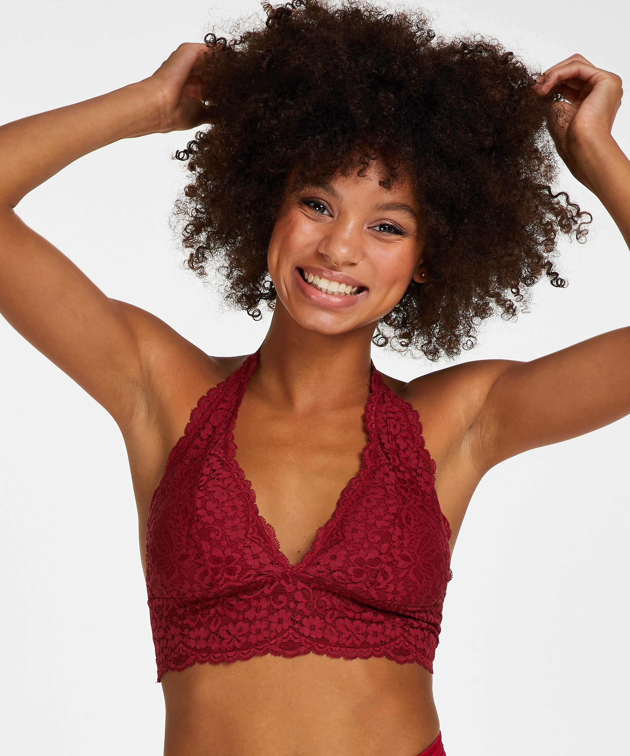 Bralette Rose, Rojo, main