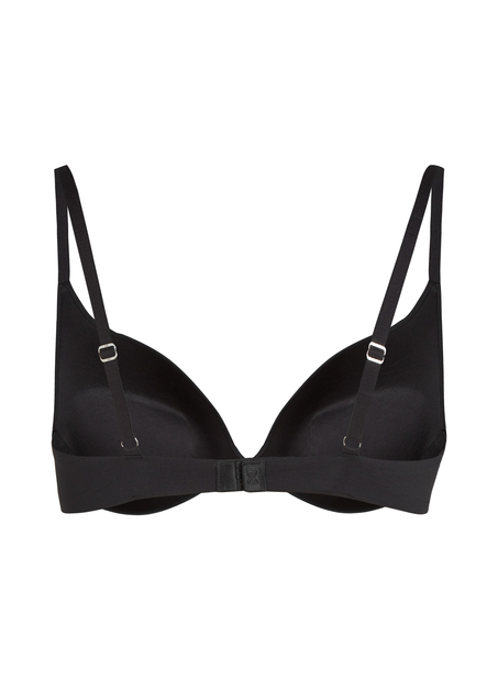 Sujetador push-up de aros preformado Smooth, Negro