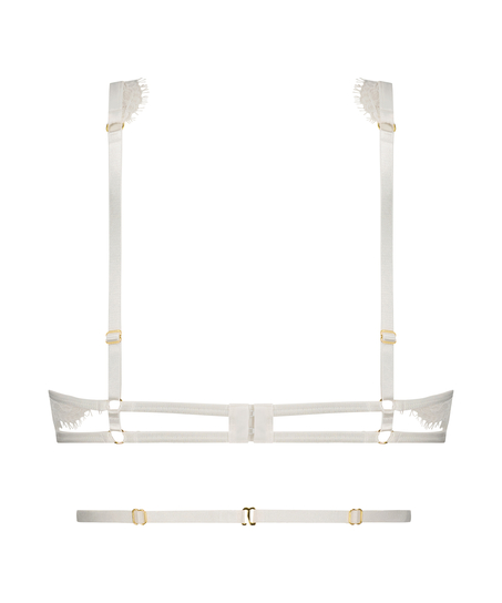 Sujetador longline de aros no preformado Seraphina, Blanco