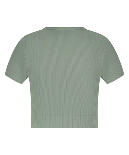 HKMX Top corto deportivo Seamless, Verde