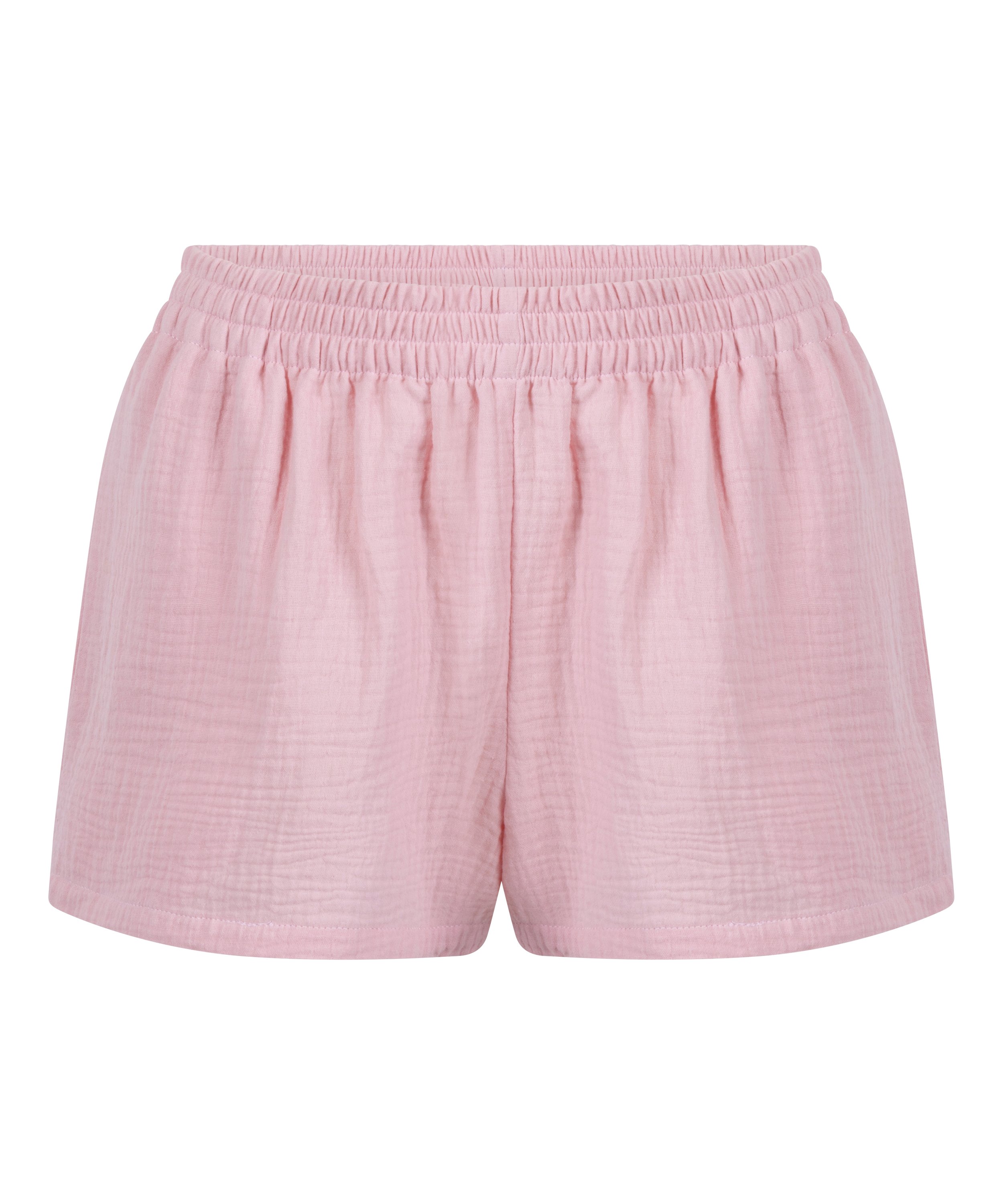 Short de muselina, Rosa, main