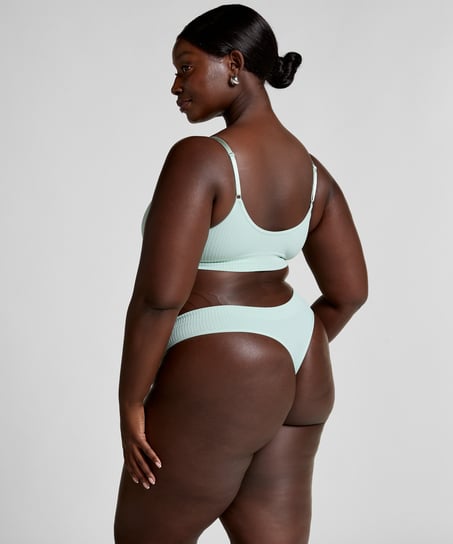 Tanga de tiro alto Dianne, Verde