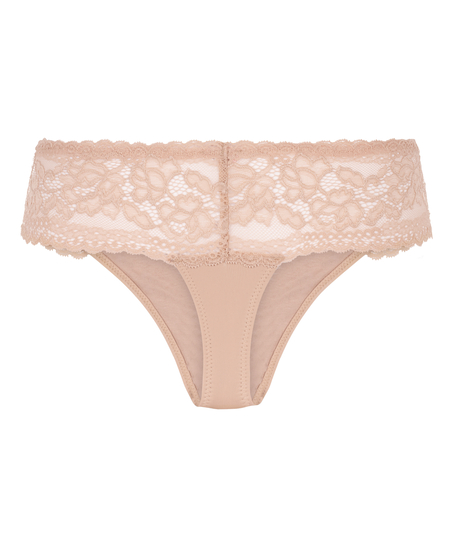 Tanga de estilo bóxer Florence, Beige