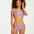 Top de bikini de triángulo Libby, Morado