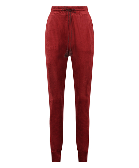 Pantalones de deporte Velours, Rojo