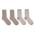 2 pares de calcetines, Beige