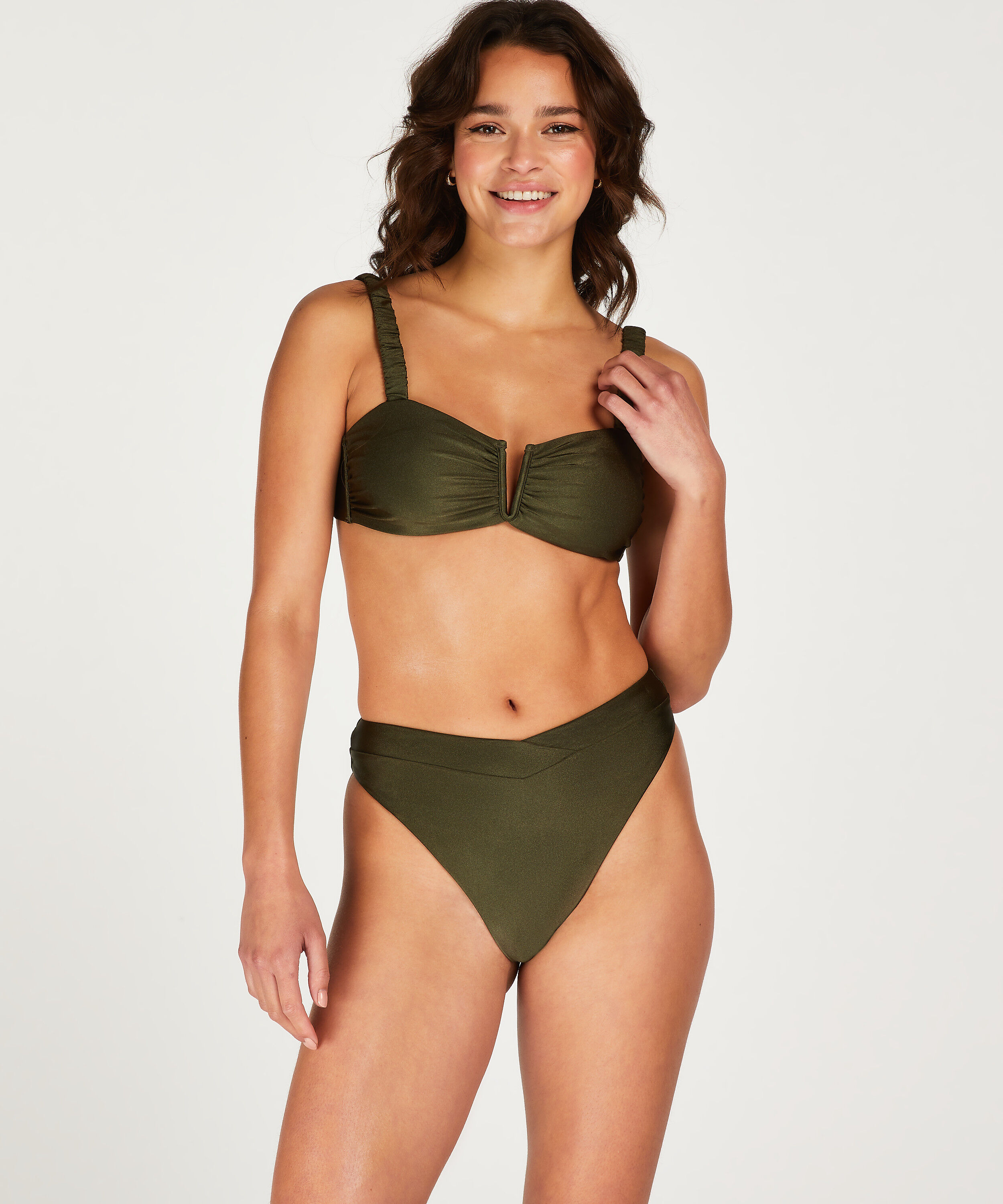 Braguita de bikini Crete, Verde