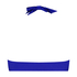 Crop top de bikini Bari, Azul