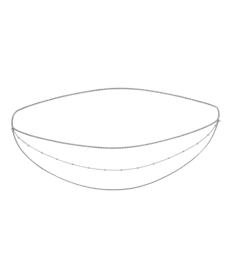 Cadena para cadera Pearl, Gris