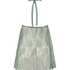 Vestido lencero Magdalena, Verde