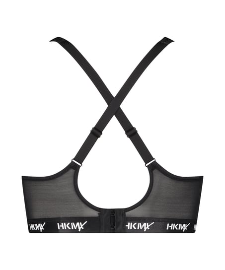 HKMX Sujetador deportivo The All Star Level 2, Negro