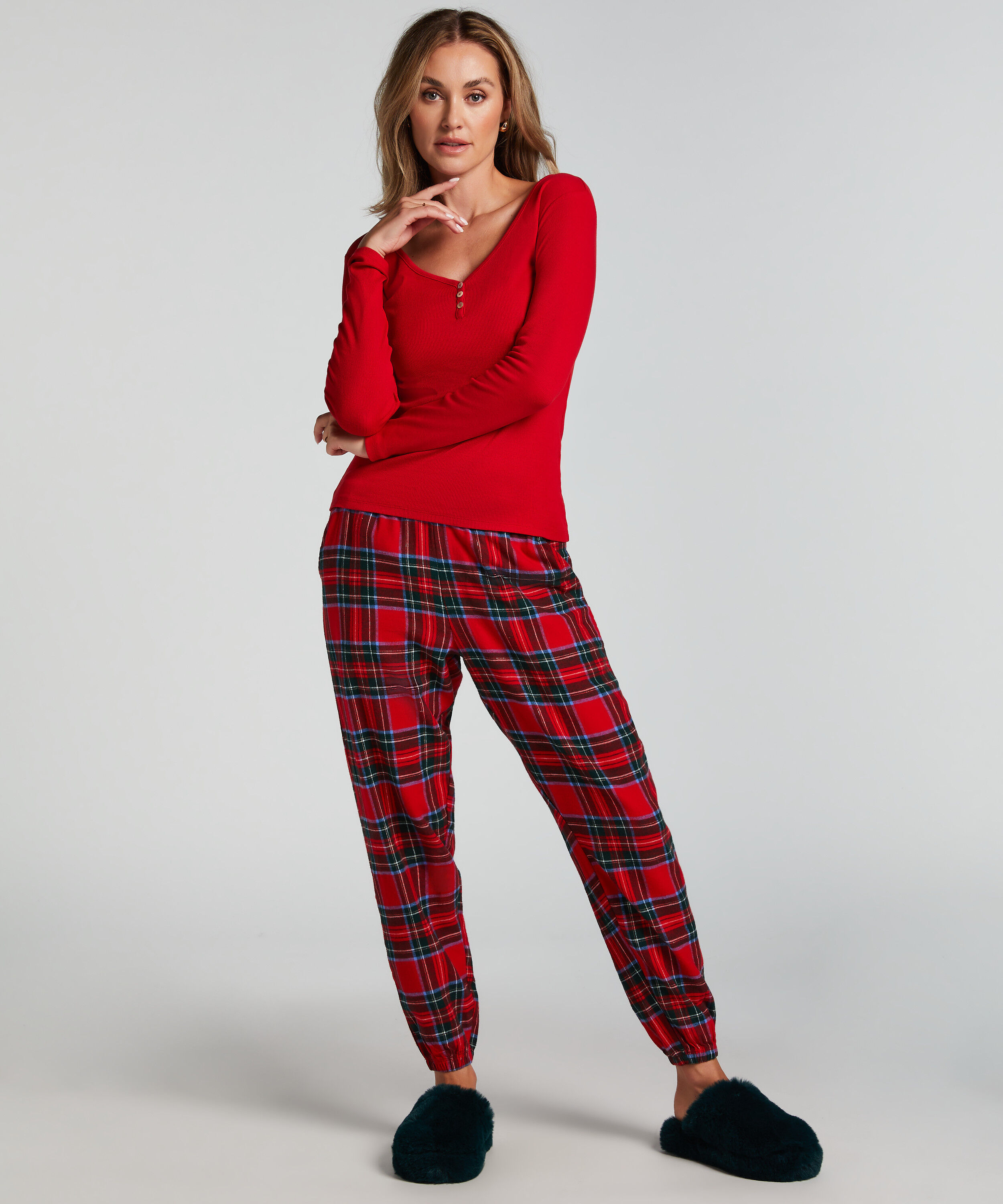 Pantalones de pijama de franela