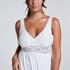 Vestido lencero Nora Lace, Blanco