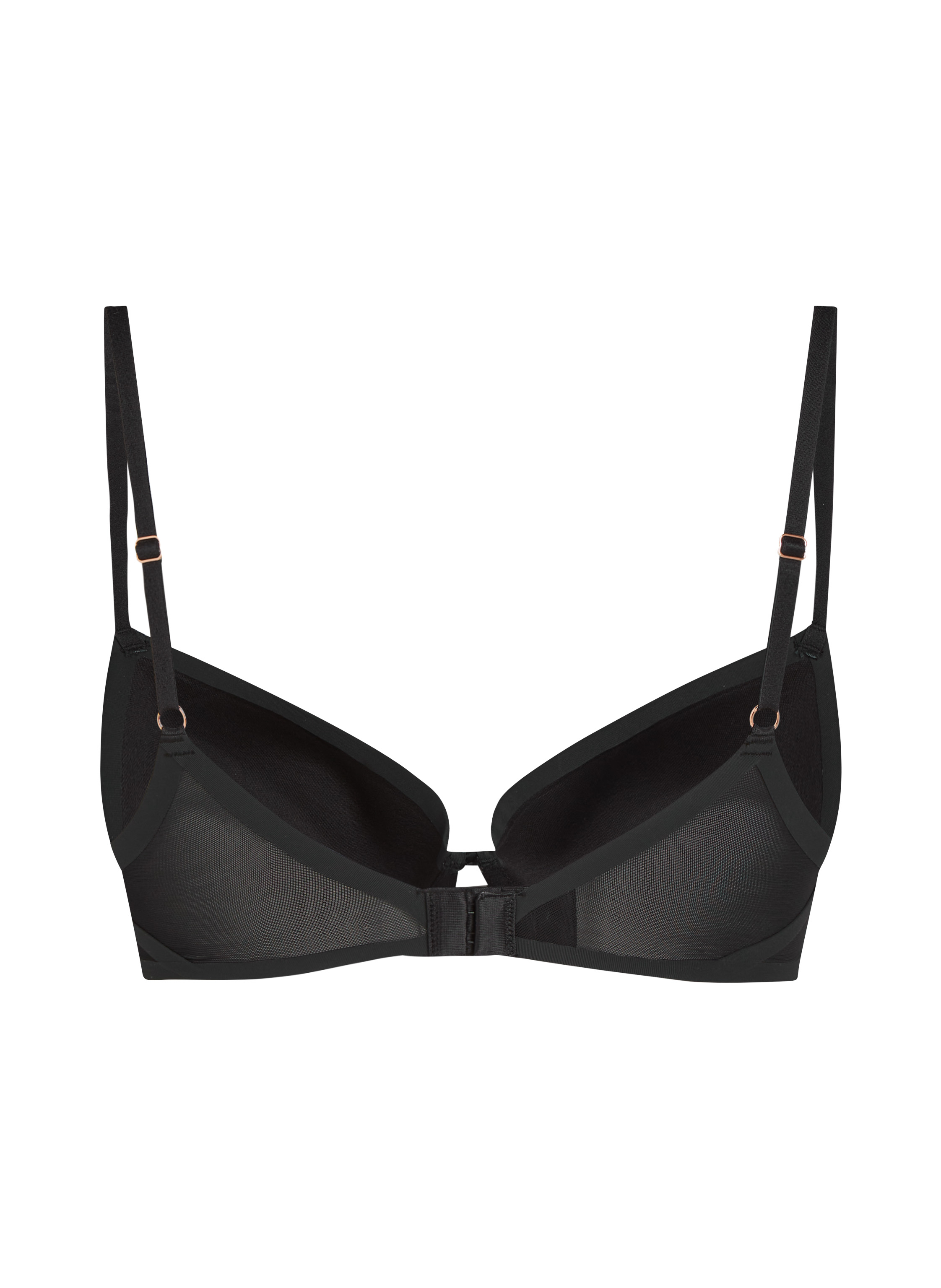 Sujetador push-up de aros preformado Essentil, Negro, main