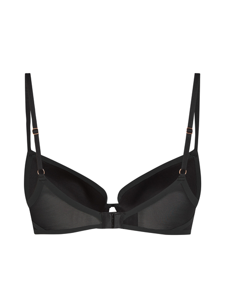 Sujetador push-up de aros preformado Essentil, Negro
