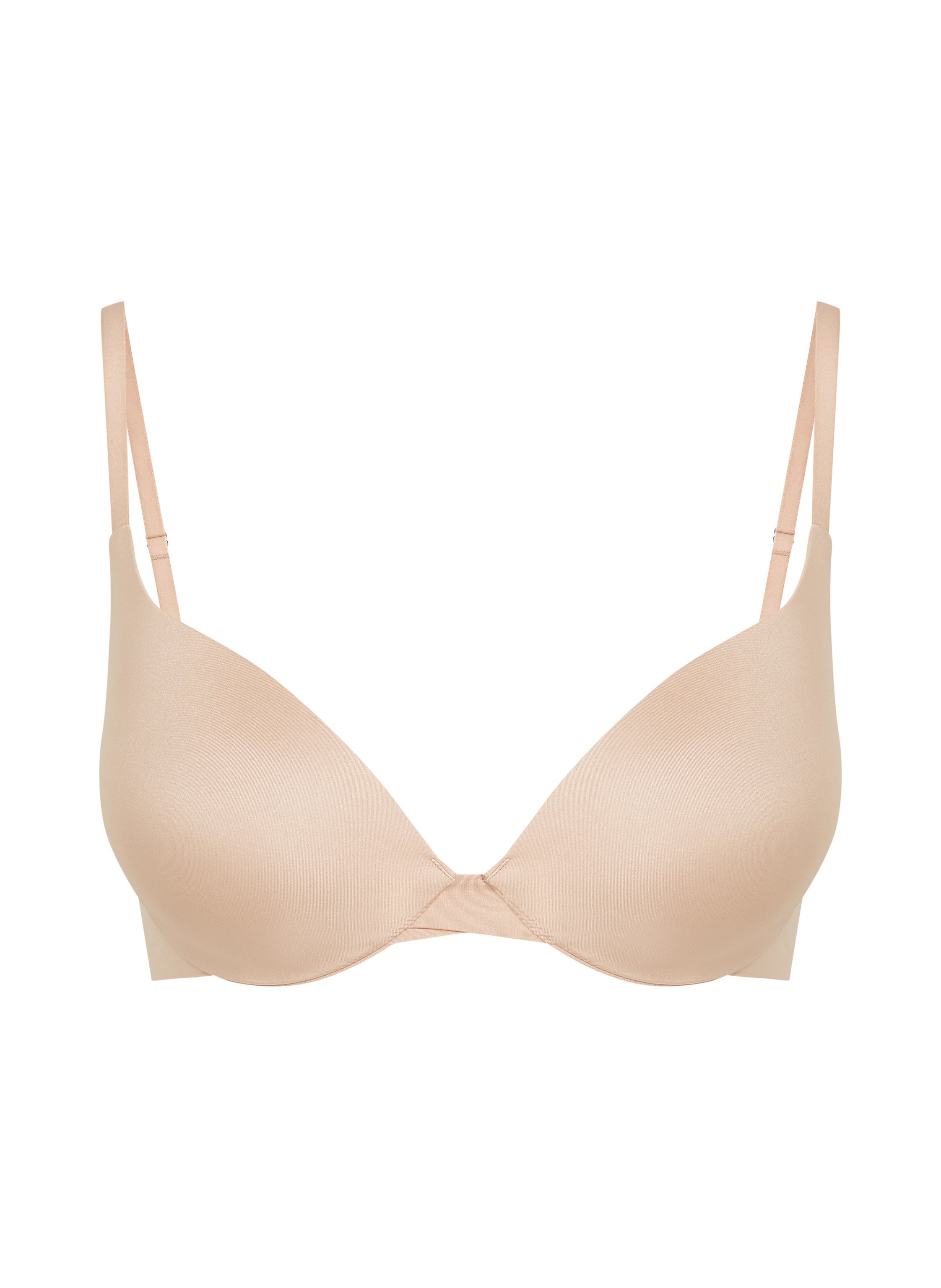 Sujetador push-up de aros preformado Smooth, Beige, main